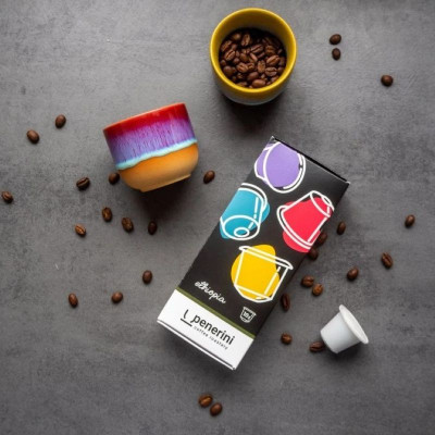 Penerini Ethiopia – kávové kapsule 10×6,5 g, 100 % arabica, bio rozložiteľné