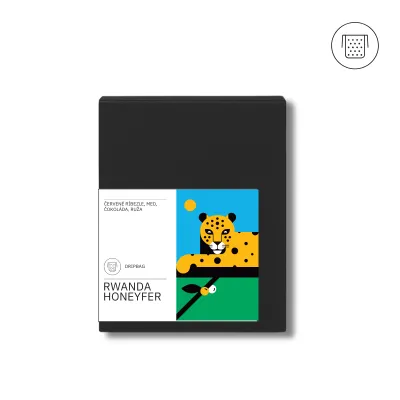 Rwanda Honeyfer drip bag káva – balenie ALTER-NATIV COFFEE na prípravu filtrovanej kávy