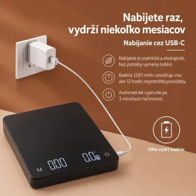 Digitálna váha so silikónovou ochrannou podložkou