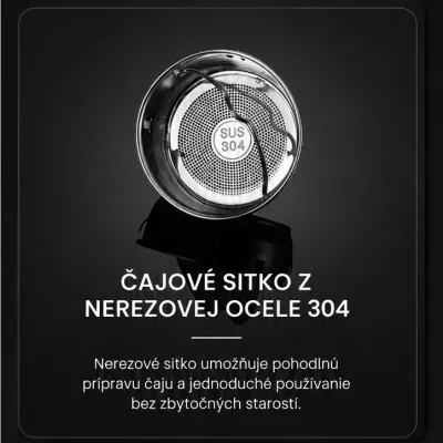 Červená termoska s LED teplomerom na viečku